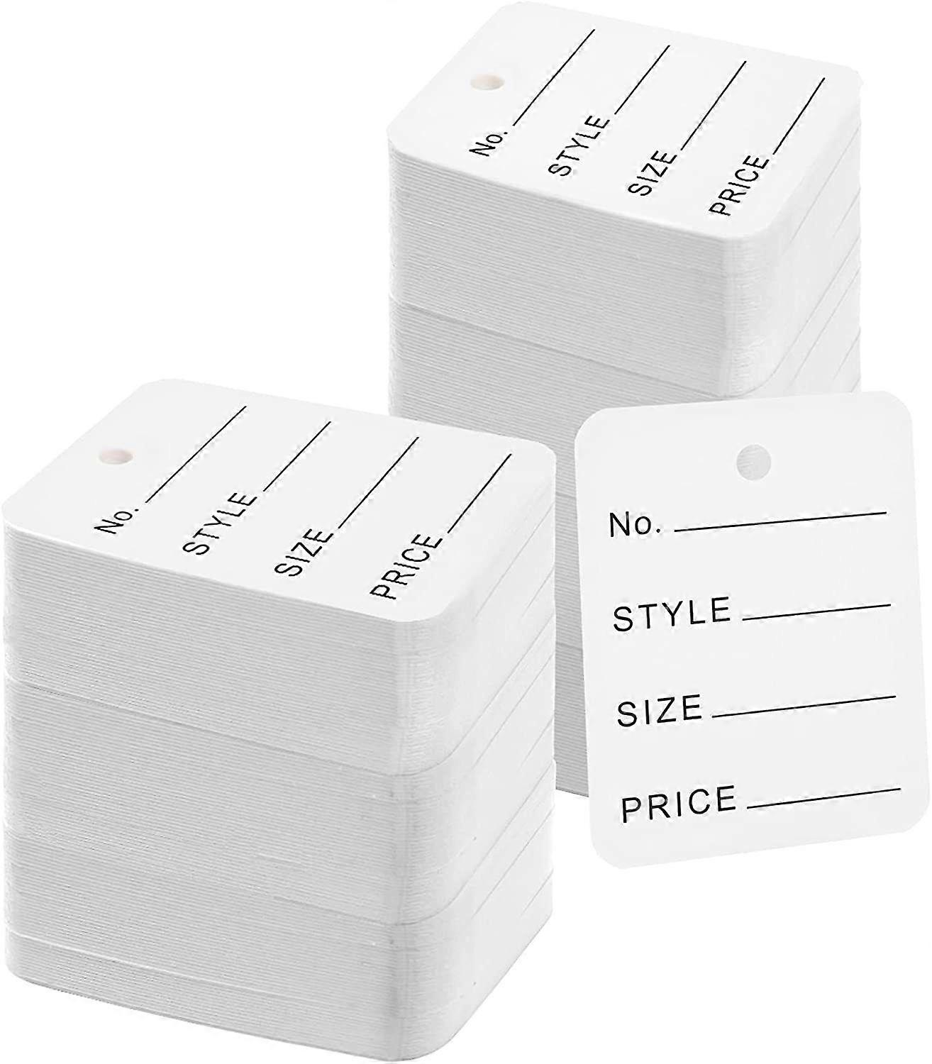 1000pcs Prislapper Smykker Klær Display Tags