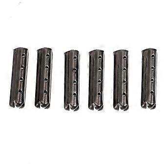 Metal Shoelace Tips for DIY Shoelaces 300Pcs Copper Ends Black