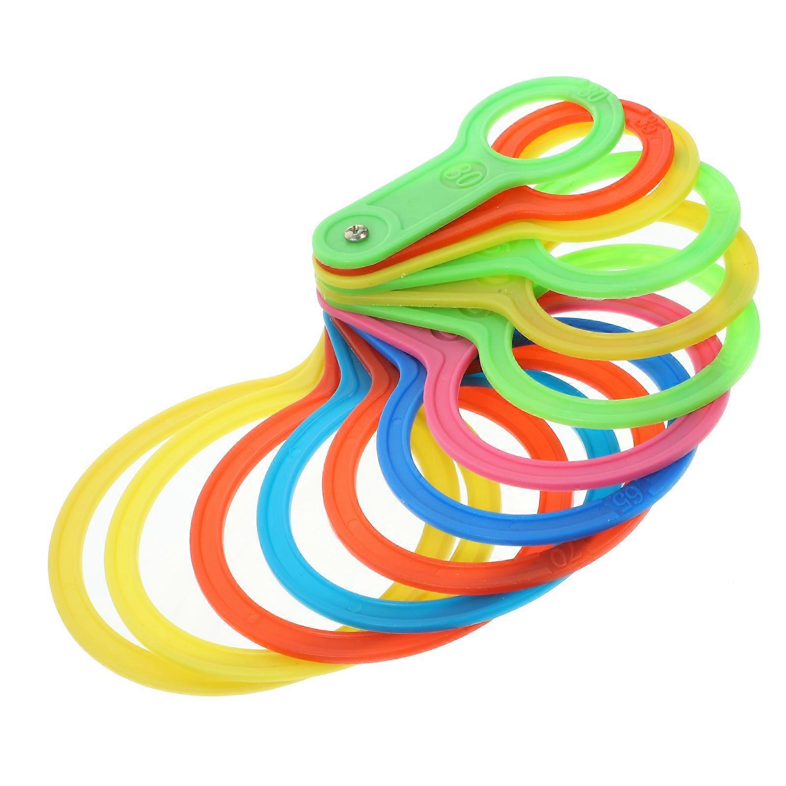Plastic Fruit Diameter Measuring Circle Tool for Measuring Use 1Set