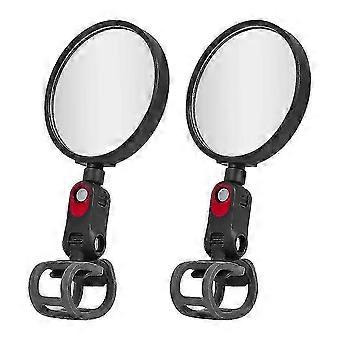 Scooter Rearview Mirror for Ninebot by Segway ZT3 Pro GT3 G3 G2 G30 F3 Pro E3 E2 Pro, 360 Convex Mirror Set