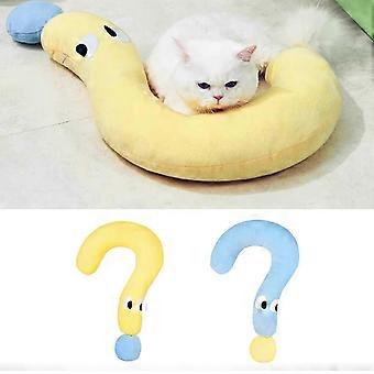 Large Size Pet Pillows Home Bedroom Pet Product Stresses Relief Pet Pillows compatible with Pet Cats Dogs Blue