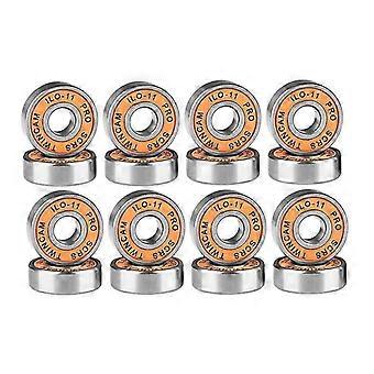 16szt Ilq-11 Skate Scooter No Noise Smarowanie olejem Łożysko koła