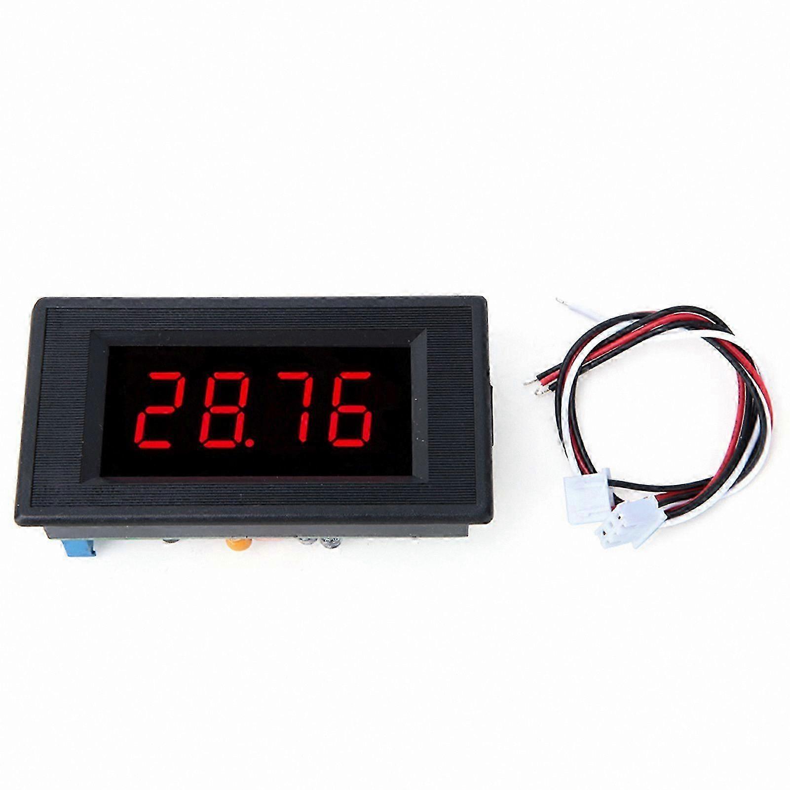 High Precision Digital Panel Voltmeter with Red LED Display (DC50mV-DC200mV)