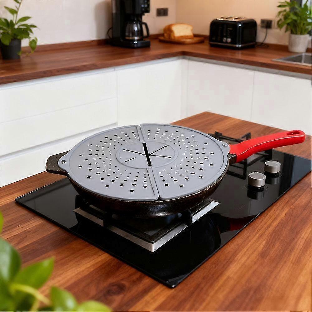 Dishwasher-Safe Silicone Splatter Screen