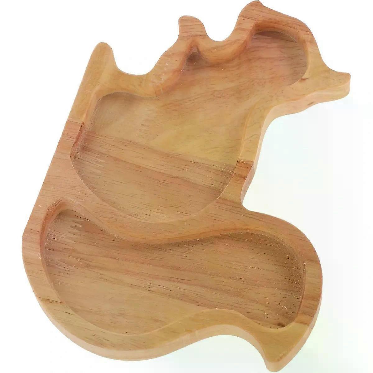 Serving Tray Large Capacity Squirrel Shaped for Snacks