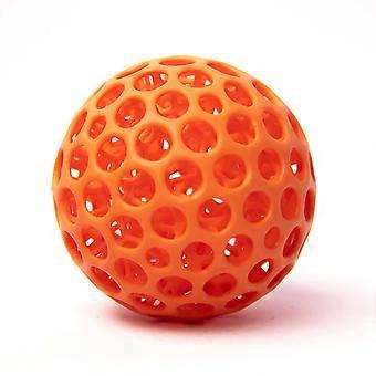 3D Printed Fidget Toy Stress Relief Ball for Adults, Ergonomic Hand Therapy Grip Strength Trainer Vitality Orange