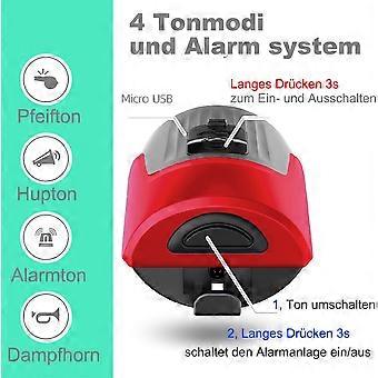 Electronic Horn Floodlight, All-Weather Durable, USB Rechargeable