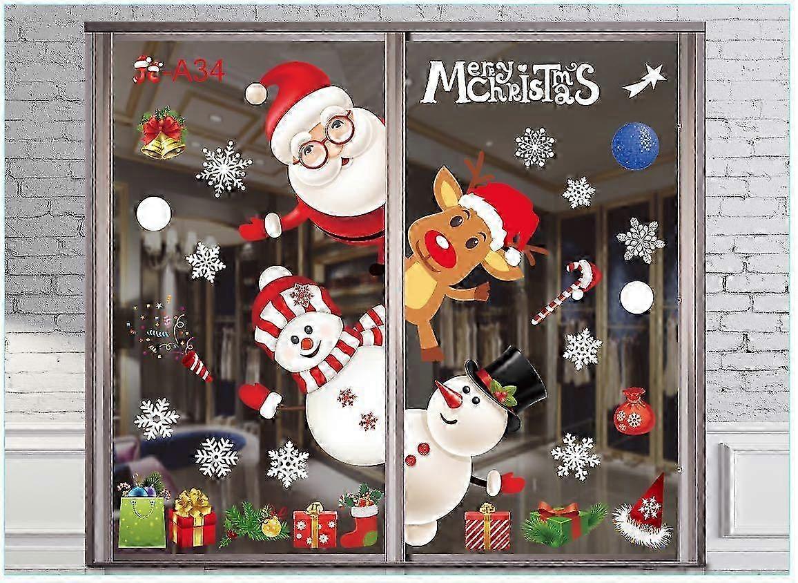 Removable Static Christmas Window Stickers