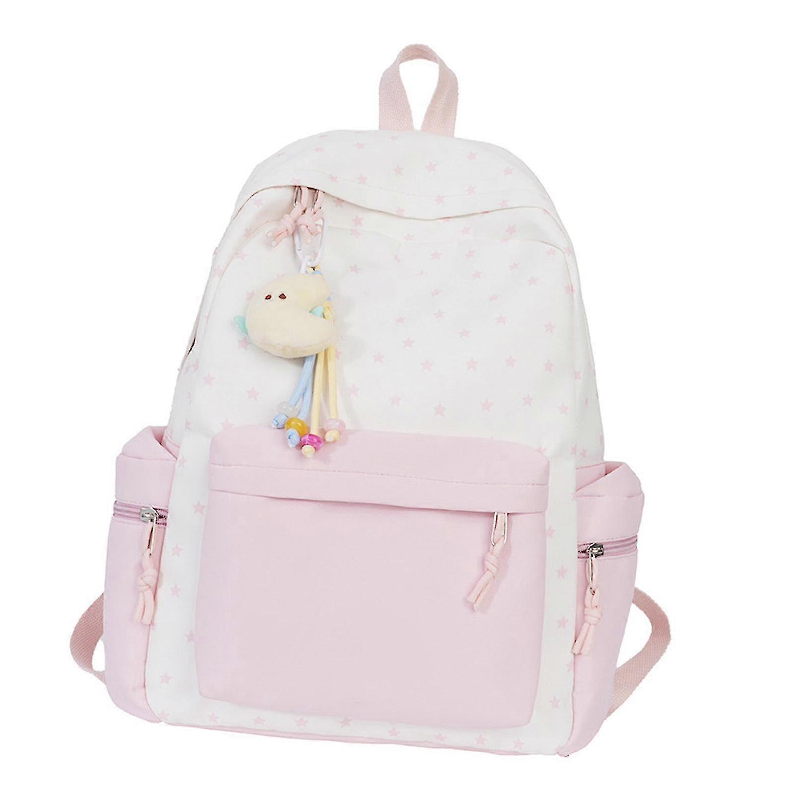 Aesthetic Star-Print Nylon Pack