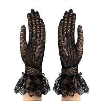 Ladies Lace Gloves Elegant Short Gloves Courtesy Summer Gloves for Wedding Dinner Parties