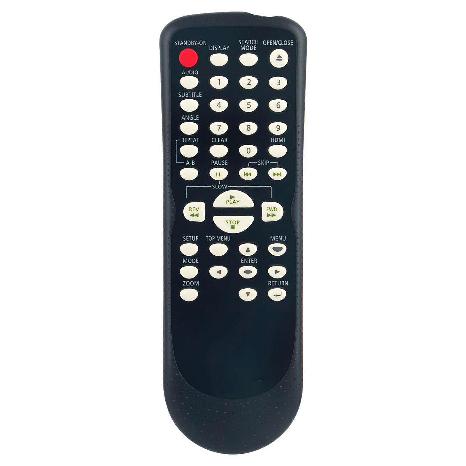 Replacement Remote for Magnavox NB098 NB098UD DVD CD Player, Funai Compatible, Full Function Control