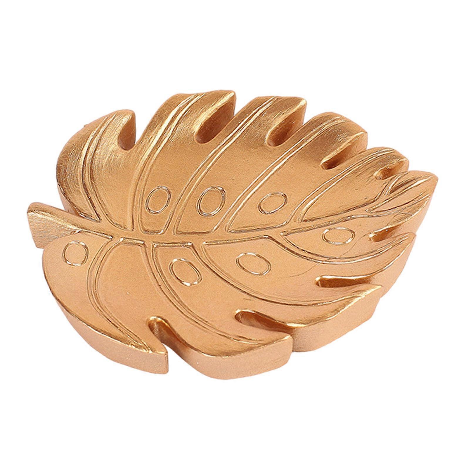 Leaf Shaped Resin Jewelry Tray