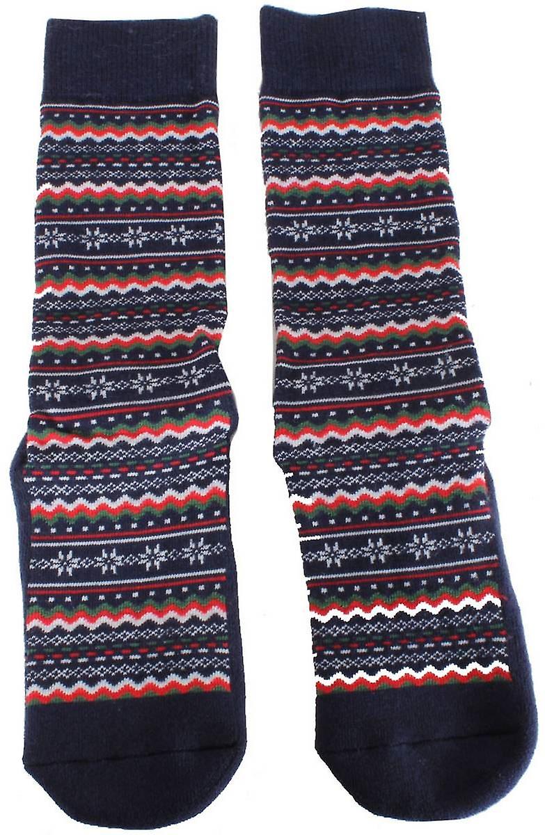 Burlington Holiday Homepad Socks - Navy
