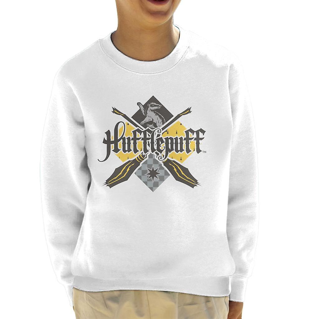Harry Potter Hufflepuff Quidditch Crest Kid's Sweatshirt