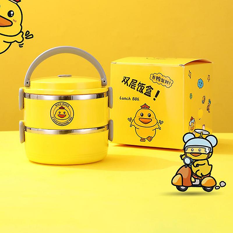 Stainless Steel Lunch Box Multi-layer Insulation Container Lunch With Soup