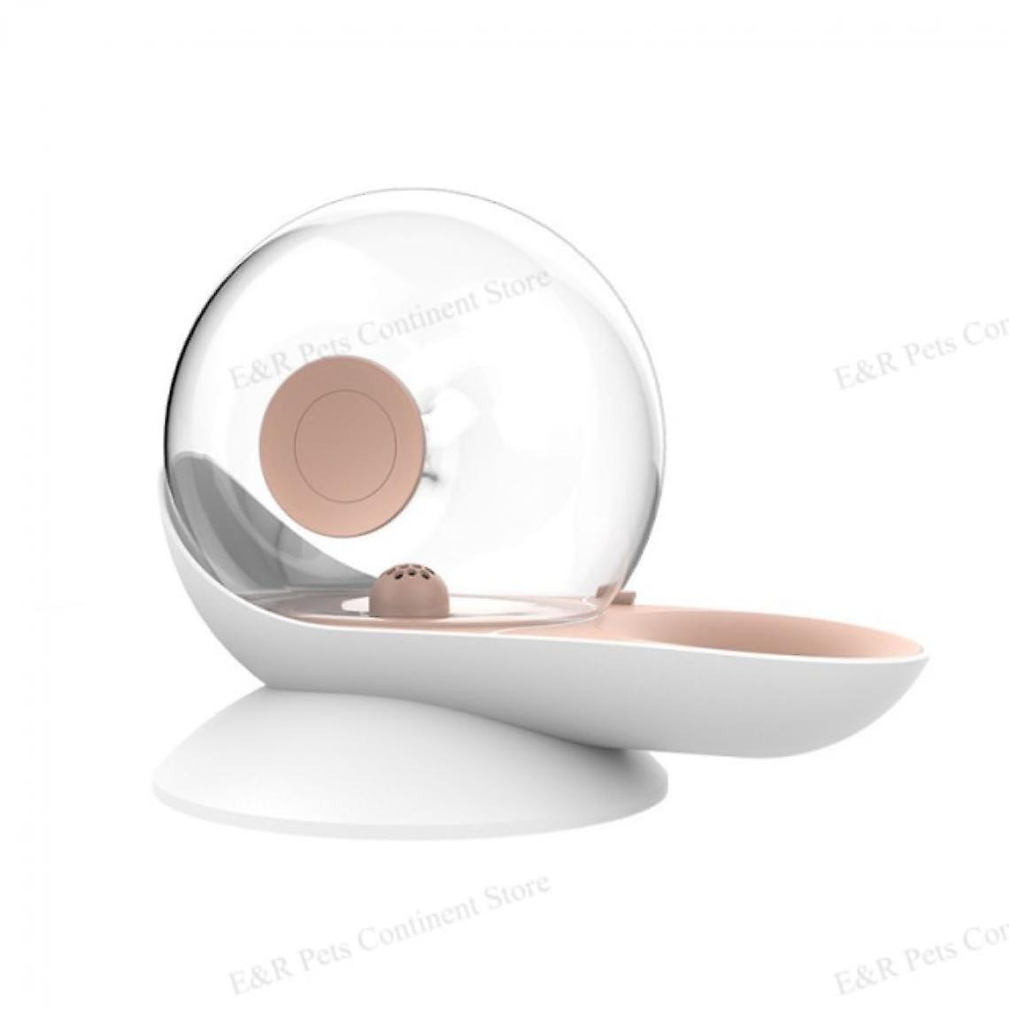 Bubble Automatisk Kattvattenfontän Husdjursdryckesfontän Stor Skål Kattdryck 2,8 l Utan El | Kattfoder (rosa)
