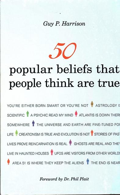 50 Popular Beliefs That People Think Are True by Guy P. Harrison Paperback Book