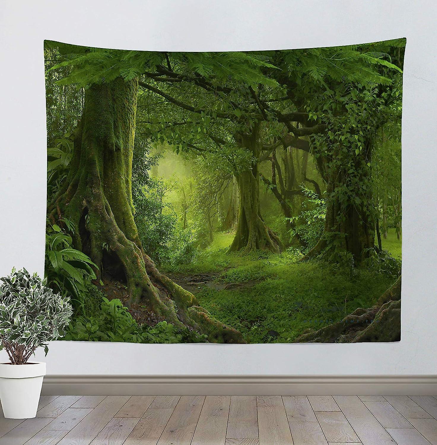 Tapestry Wall Hanging Psychedelic Tree Forest Carpet Fabric Wall