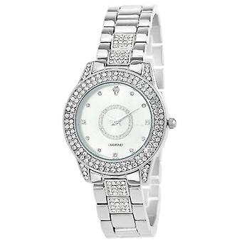 Relógio feminino MF553-DIAMANT-AFA - Silver Steel Strap