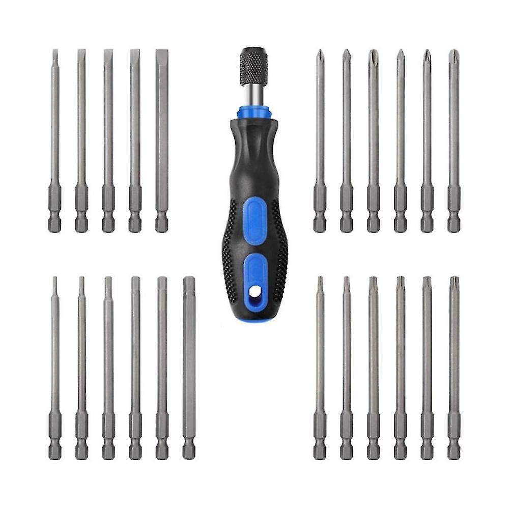 25 Multifunctional Screwdriver Screwdriver Extra-long Drill Set With Handle