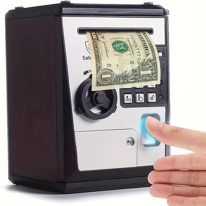 Secure Your Savings With A Fingerprint Atm Bank Money Deposit Box - Voice Alarm  Auto Roll & More!