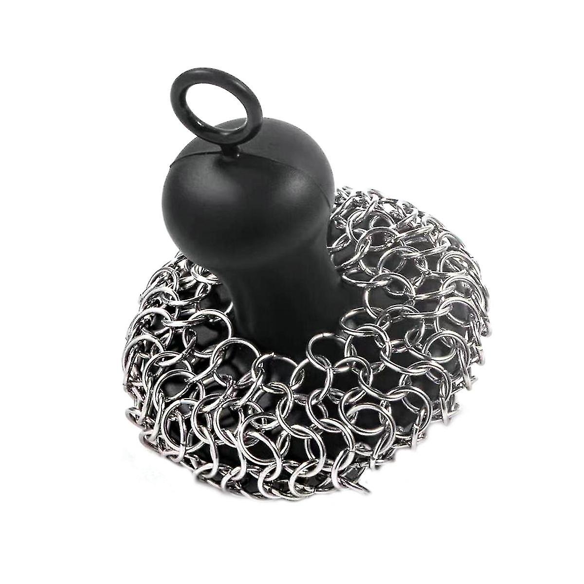 Kit Cleaning Ball Brush Pot Net Metal Ring Net Cast Iron Chain Can Be Clean