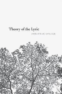 Theory Of The Lyric by Jonathan Culler Paperback