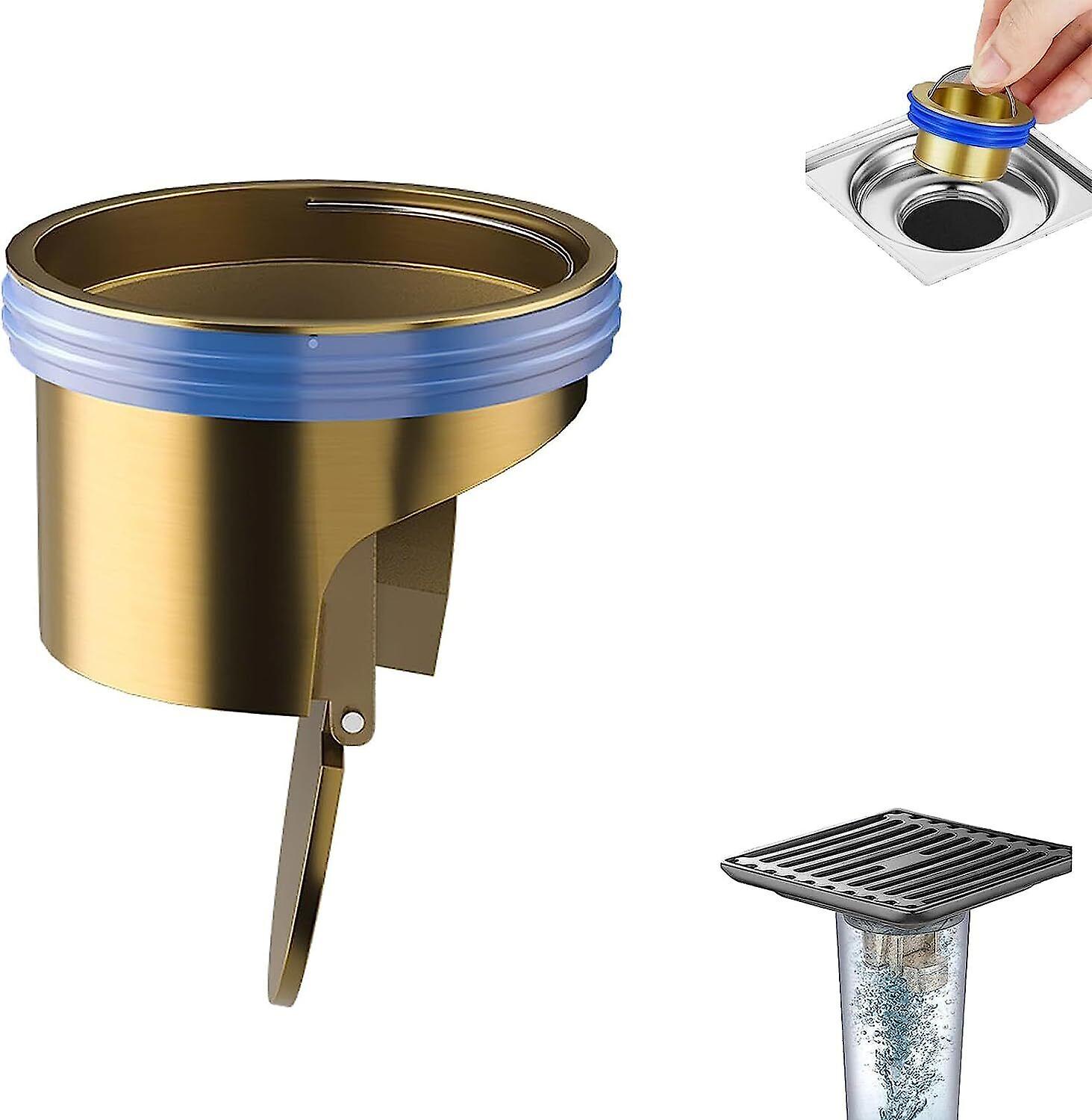 Toilet Floor Drain Deodorizing Core,Backflow Preventer Sewer Core Anti-Odor Plug