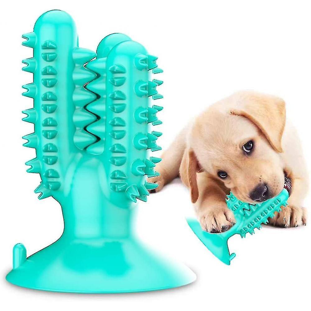 Dog Toys Dog Toothbrush Chew Toys Puppy Dental Oral Care Brushing Toy Natural Rubber Bite Resistant Dog