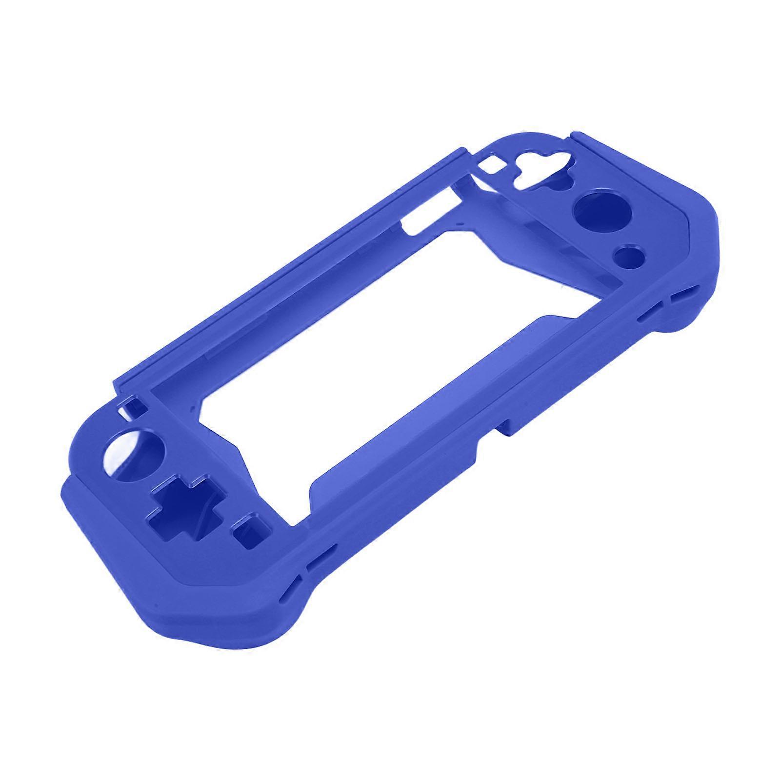 Game Console Protective Case Professional Shock Absorption Scratch Resistance Soft TPU Cover for Switch Lite Dark Blue