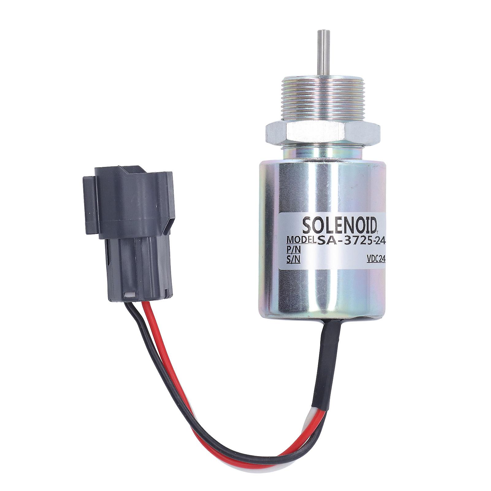 Fuel Shutdown Sole Valve DC24V Engine Stop Shut Off Flameout Controller Switch for Toro 223D