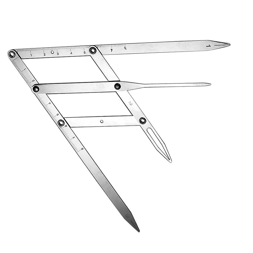 Microblading Caliper Eyebrow Measuring Positioning Ruler Permanent Stencil