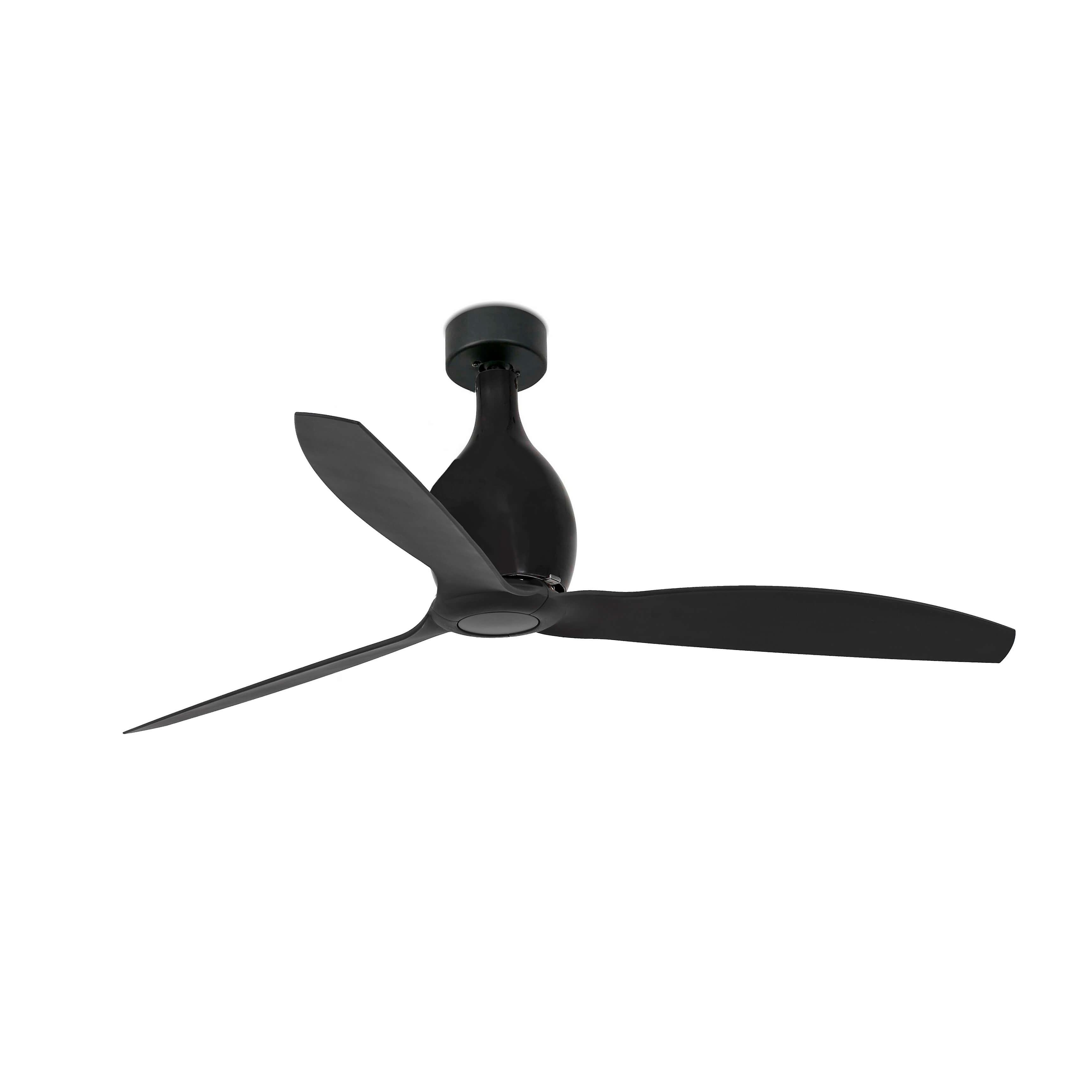 DC ceiling fan Mini Eterfan Matt Black with remote