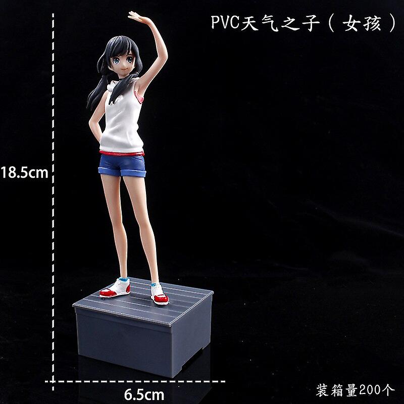 12-19CM Anime figurine Weathering With You Amano Hina Figure Morishima Hodaka action figure Collection Model Toys Gifts For kids Dexterity Games