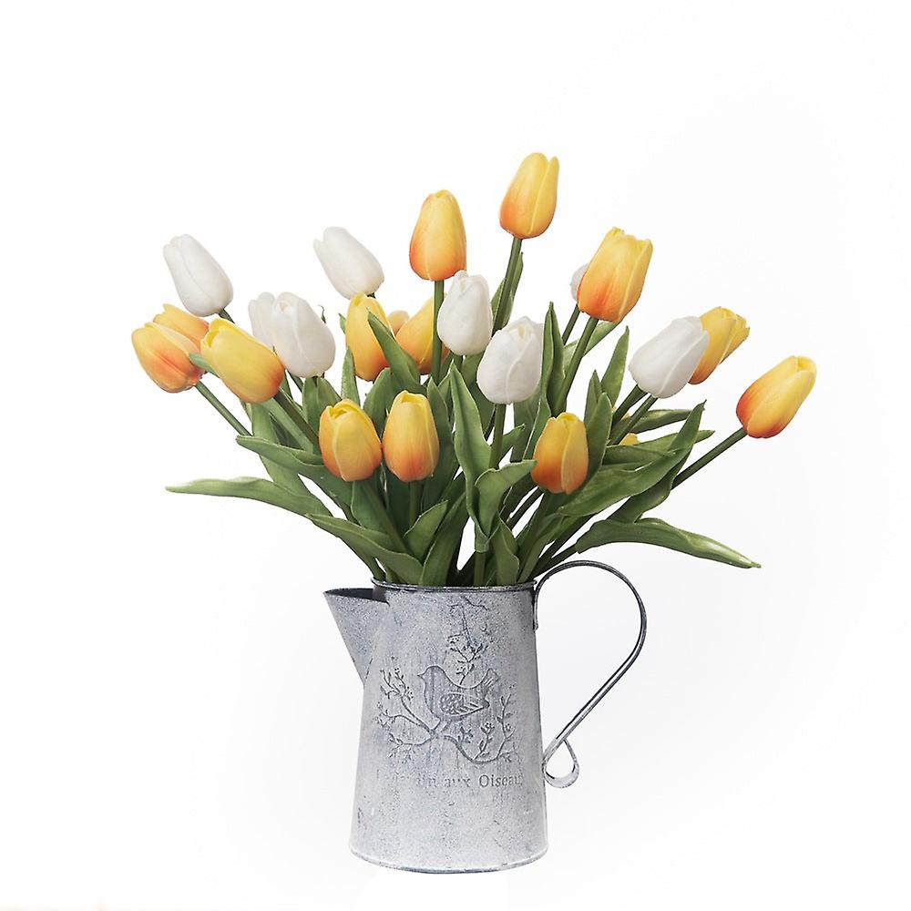3Pcs Pu Mini Tulip Artificial Fake Flower Plants Home Decoration Wedding Bouquet