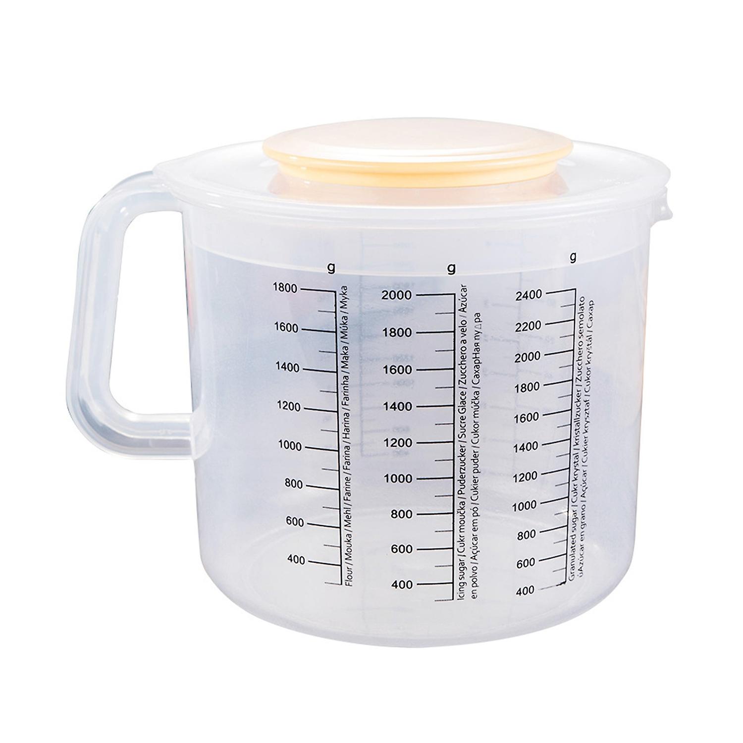 OuZhan 2500ml Measuring Cup Food Grade Large Capacity Good Seal Effect High Accuracy Leakproof