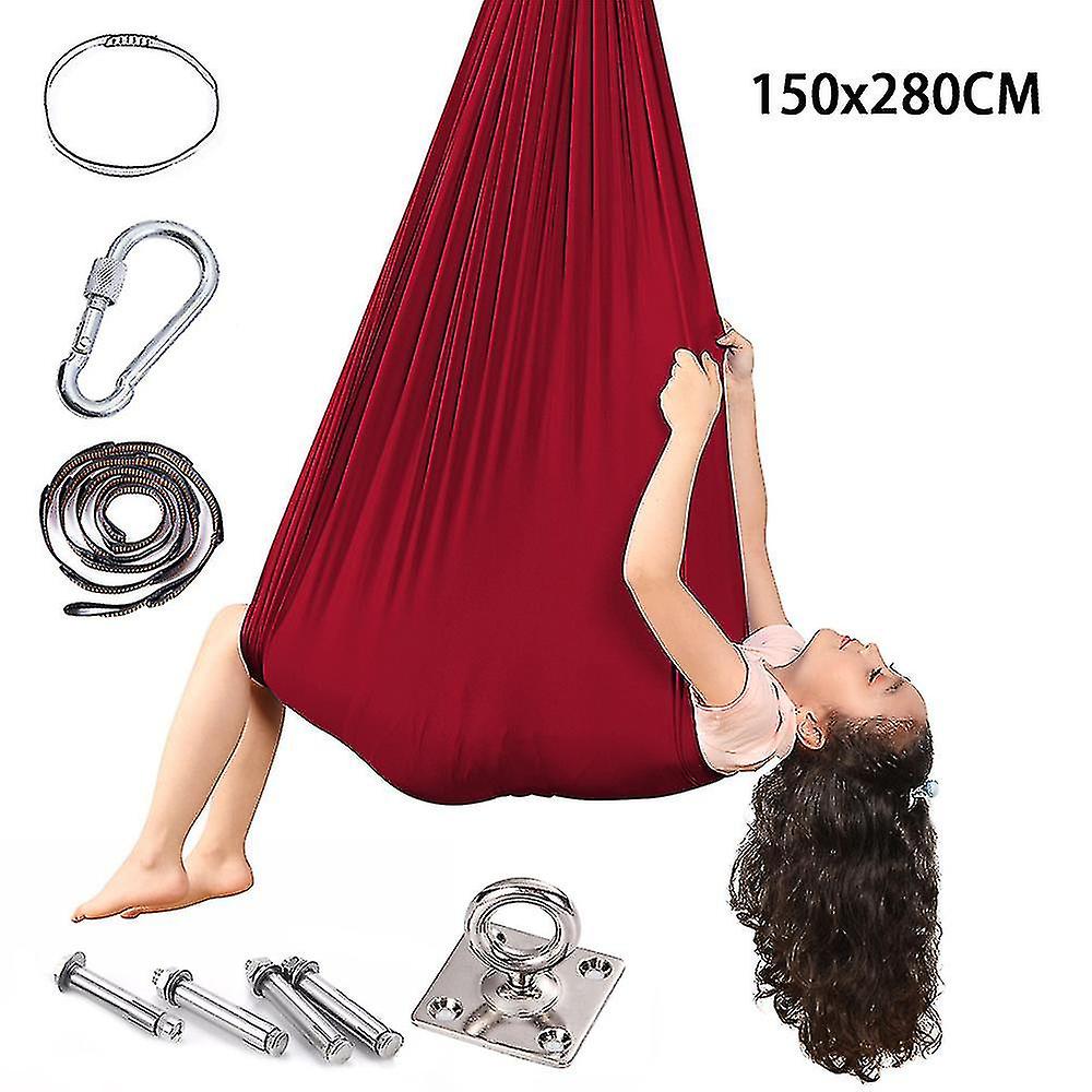 Snuggle Swing For Kid With Special Needs Adjustable Elastic Cuddle Up Hammock Chairtoy For Indoor
