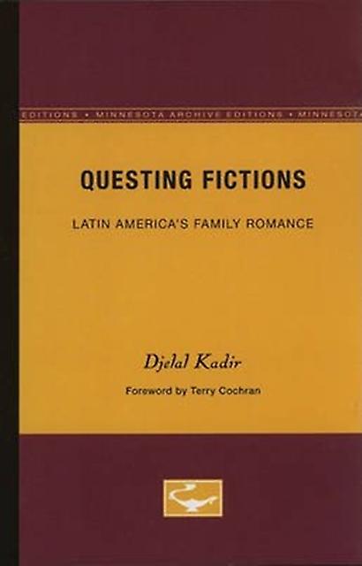 Questing Fictions by Djelal Kadir Paperback