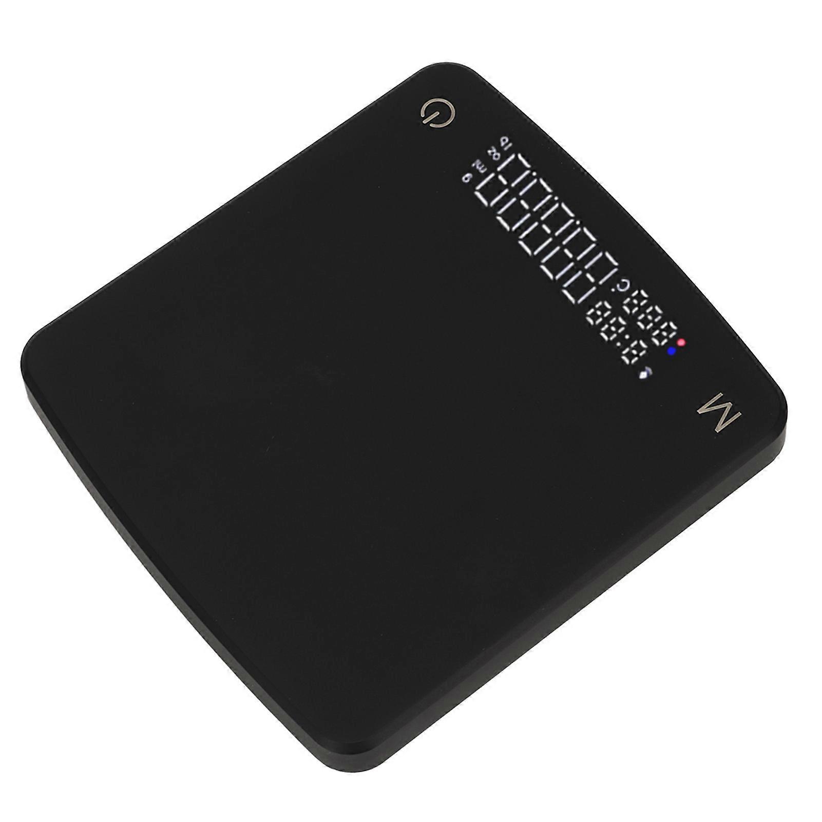 Tiny Coffee Scale Digital Drip Coffee Scale Rechargeable Automatic Timing Kitchen Food Scale 500g/0.01g 