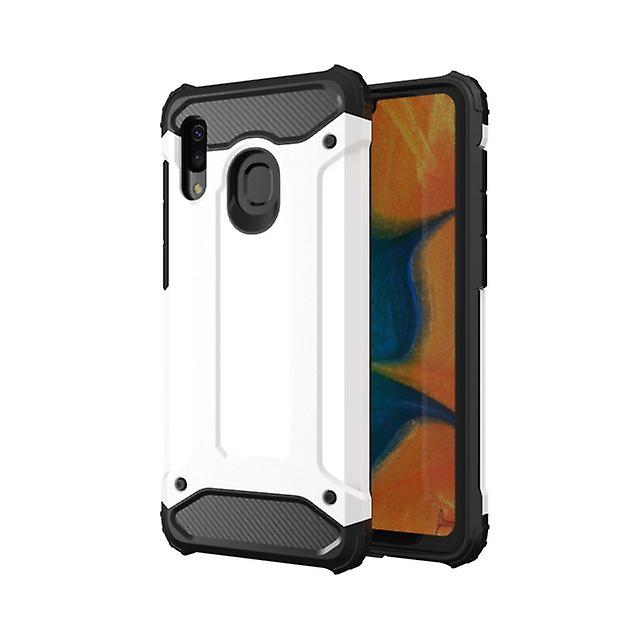 Huawei P30 Pro Armor Style Hard Shell Case - White