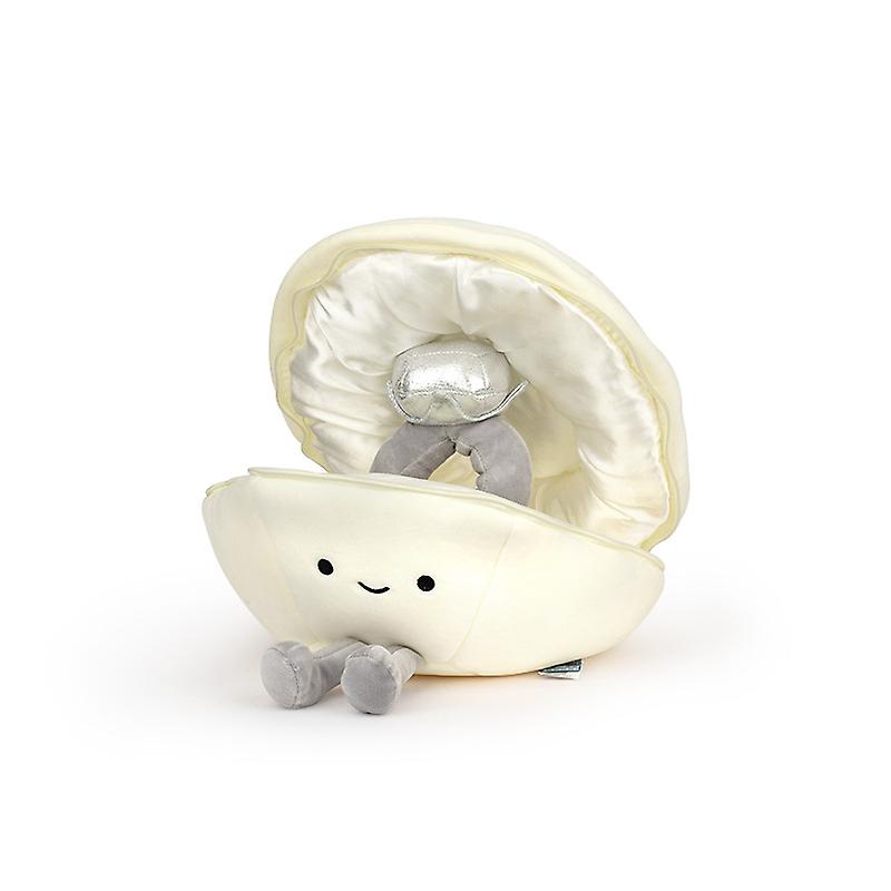 35cm Plush Shell Ring Box Soft Stuffed Diamond Ring Case Shell Dolls