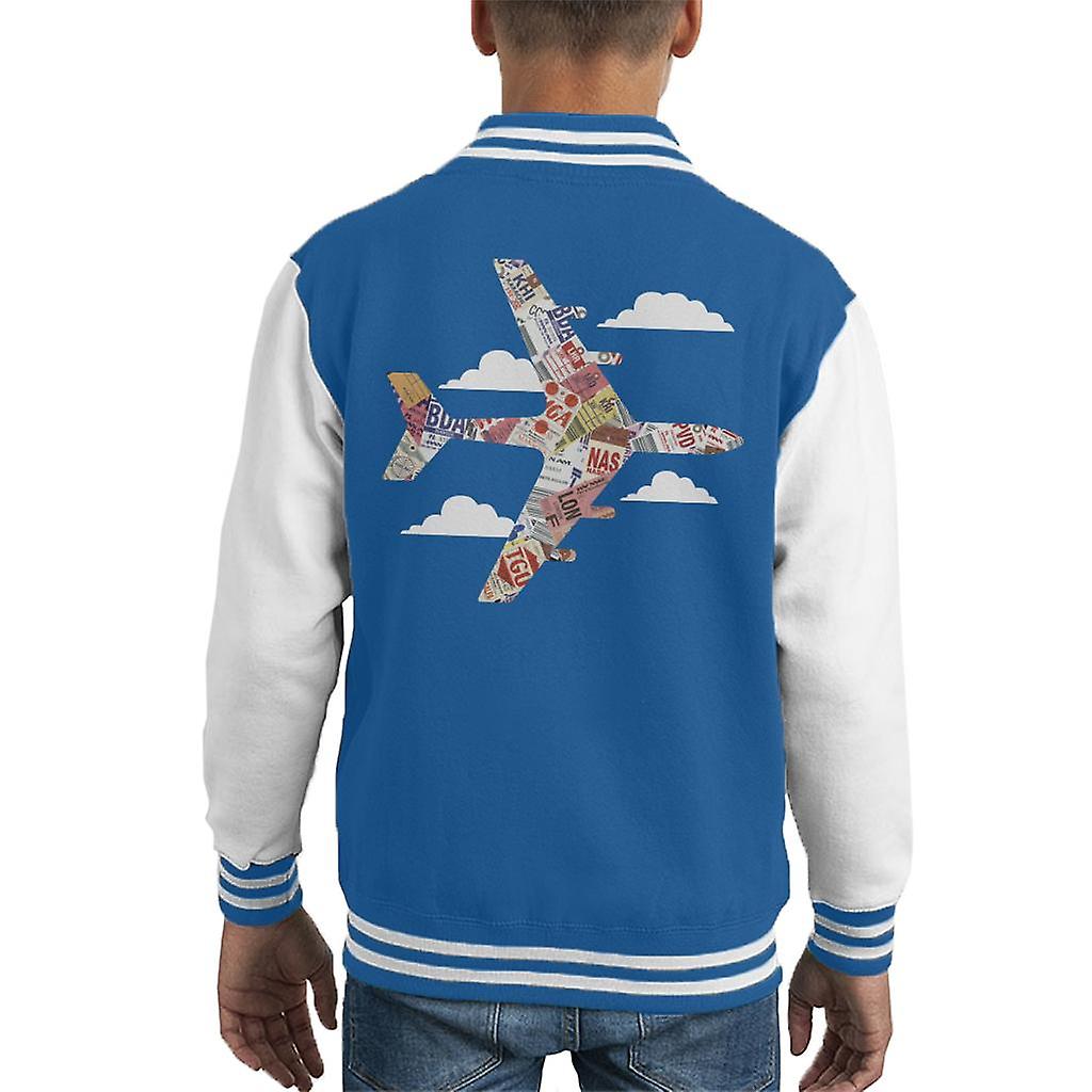 Pan Am Plane Zavazadlové štítky Dětské univerzitní bundy