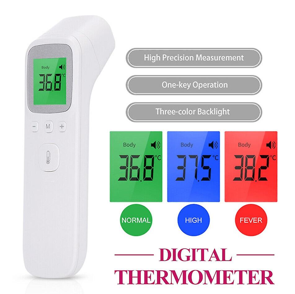 Digital IR Thermometer Forehead Ear Non-contact Infrared Body Temperature Gun