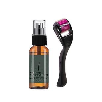 NOVO Óleo Essencial de Crescimento de Cabelo Barba Anti Queda de Cabelo Produto Natural de Bigode Regrowth Oil para Homens Nutritivo Beard Care Roller 30ml