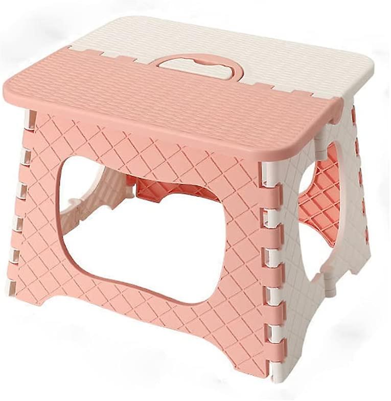 Folding Step Stool Thickened Portable Medium Stool Kitchen, Bathroom, Garden Non-Slip Top Compact
