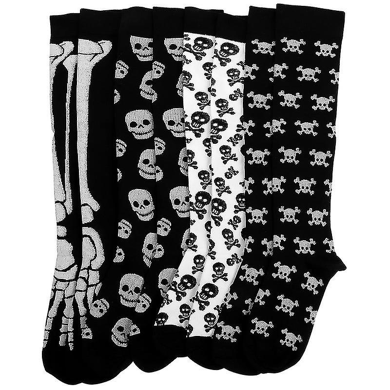 4pair Halloween Theme Compression Socks