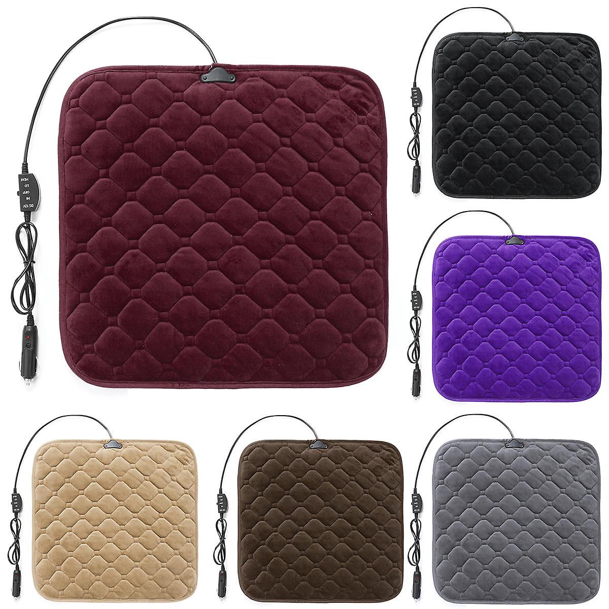 Universal 12v 24w Electric Car Seat Cushion Heated Cover Cushion Heater Pad Winter