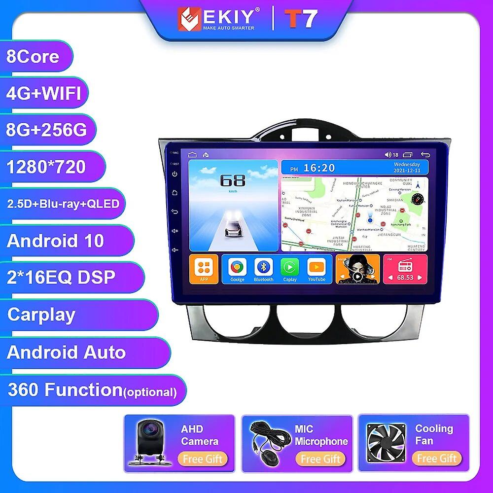 T7 Android 10 Autoradio für Mazda Rx-8 2003-2008 Multimedia Video Player Carplay Auto GPS Navigation Stereo No 2din Dvd Hu