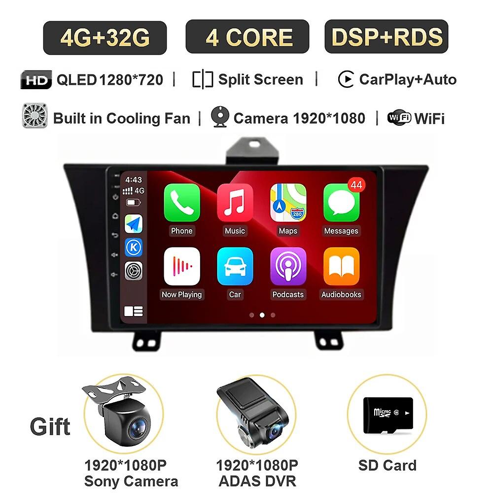 Android 13 Carplay Auto For Honda Elysion 2004 - 2015 Car Radio Multimedia Video Player Stereo Navigation Wifi Gps Head Unit 4g