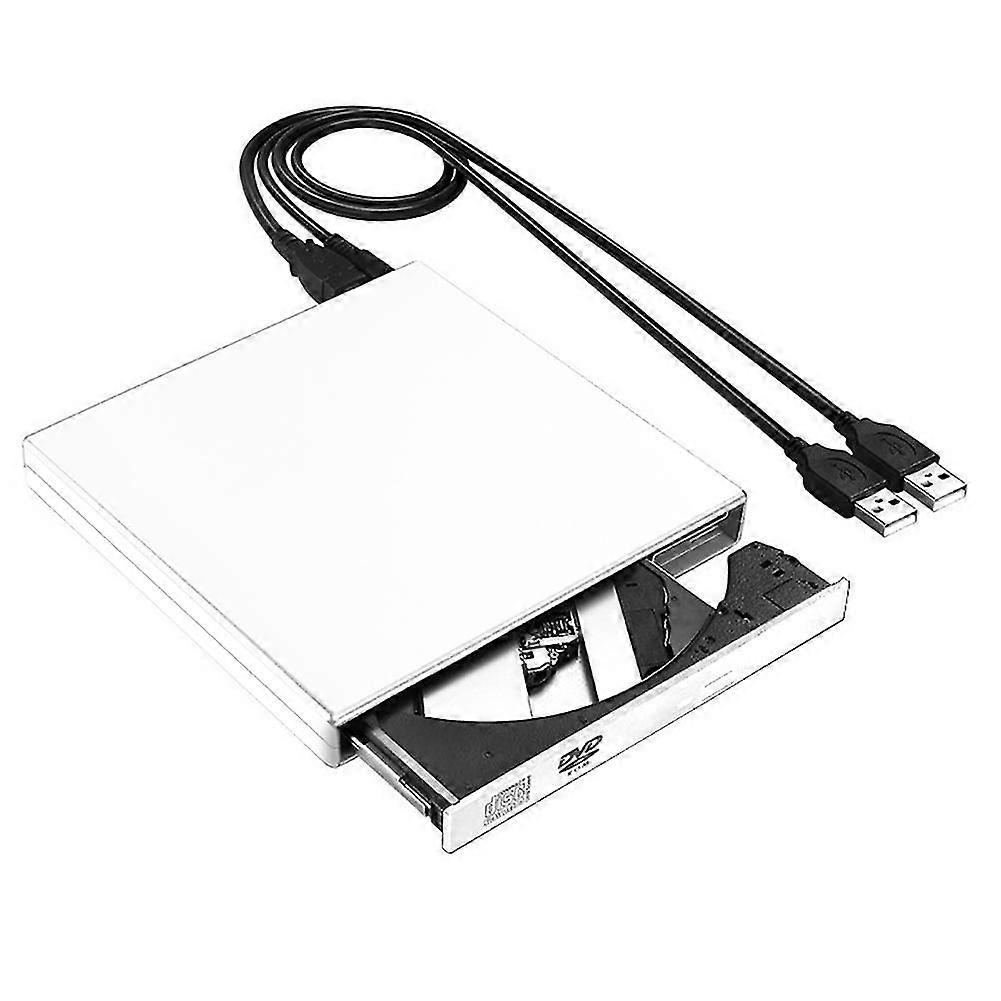USB 2.0 Slim Writer/Burner/Rewriter/CD ROM External DVD Drive for PC Laptop